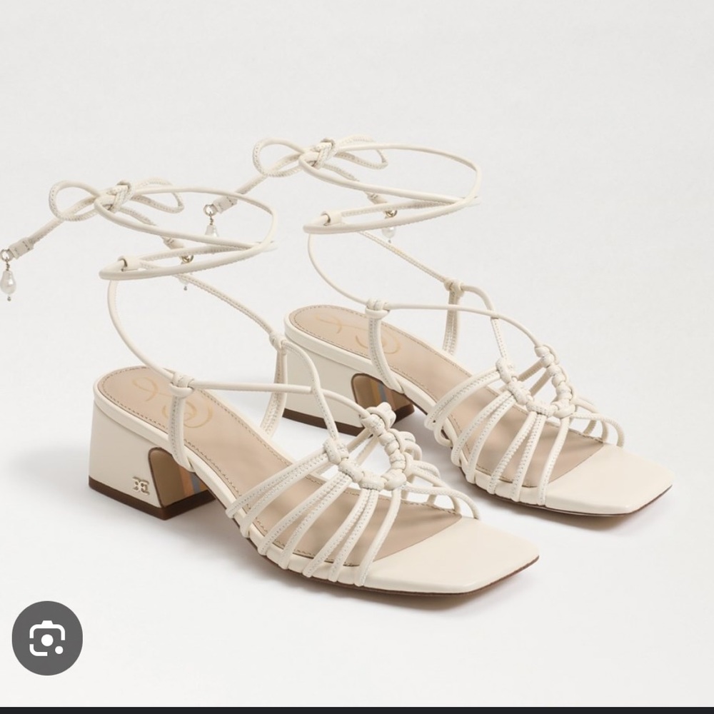 NWT Sam Edelman Westley Lace Up Block Heel Sandal revolve Nordstrom new